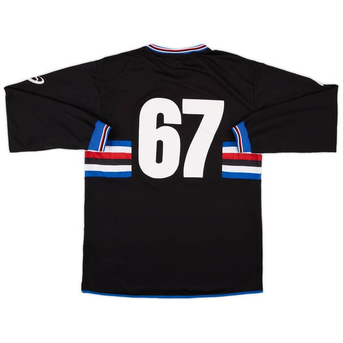 2003-04 Sampdoria Asics Training L/S Shirt #67 - 8/10 - (XL)