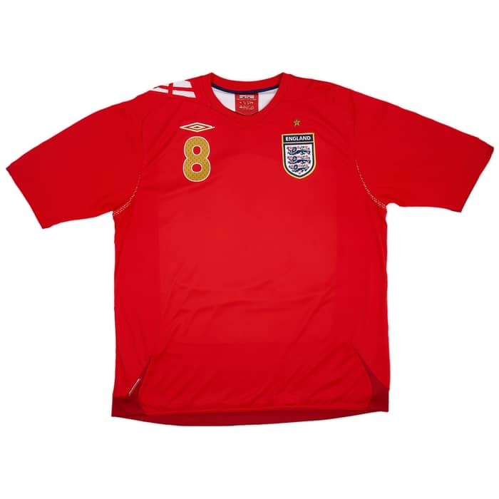 2006-08 England Away Shirt Lampard #8 - 6/10 - (XXL)