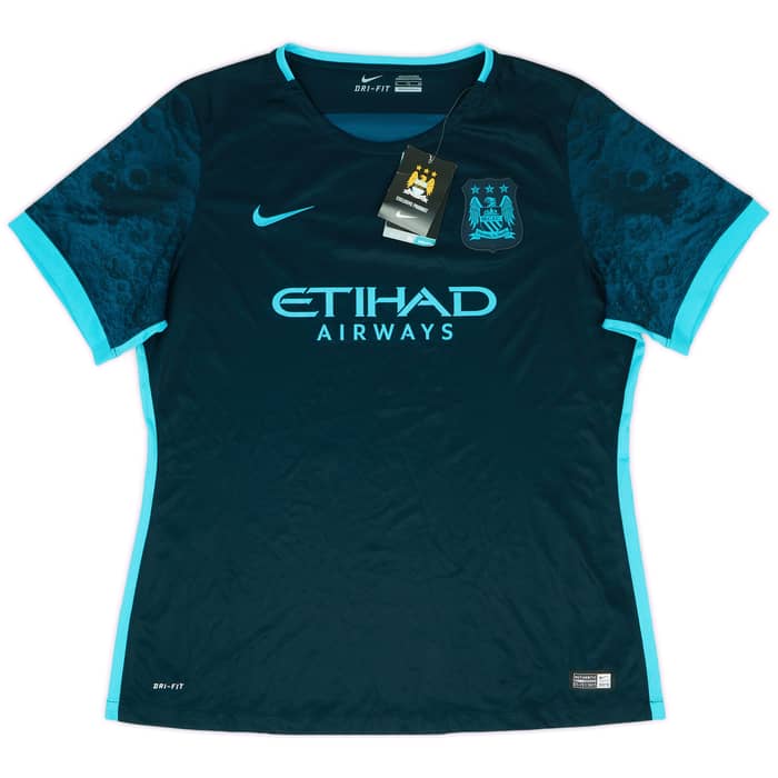 2015-16 Manchester City Away Shirt Nasri #8 (Women's XL)