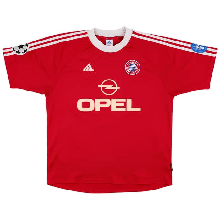 2001-02 Bayern Munich CL Shirt Elber #9 - 8/10 - (L)