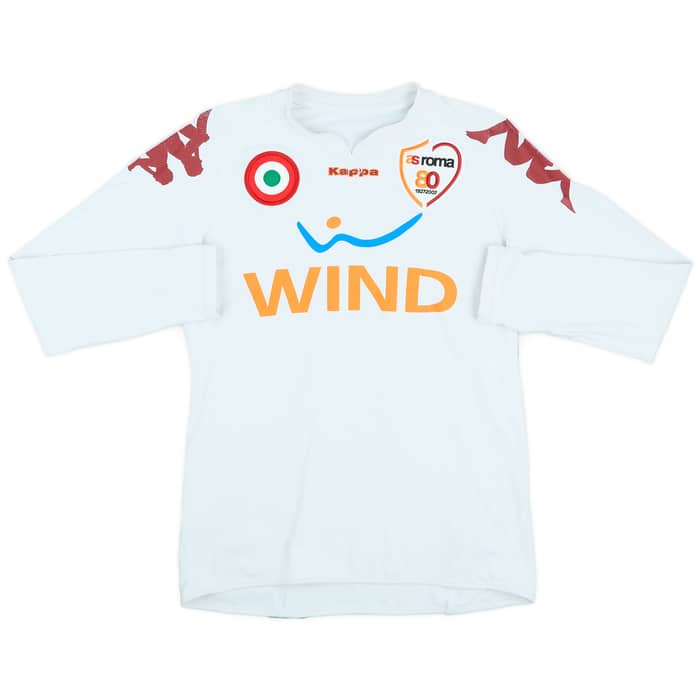 2007-08 Roma Away L/S Shirt Totti #10 - 5/10 - (S)