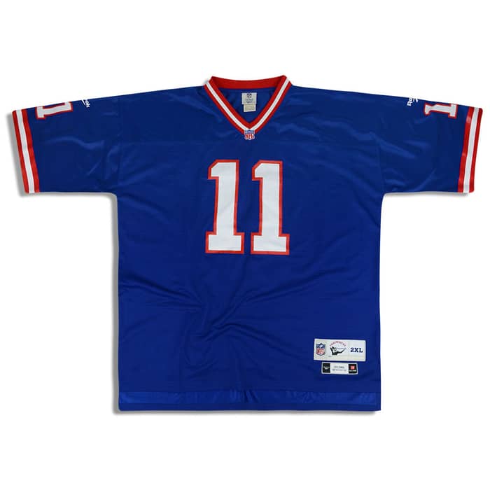 1991 New York Giants Simms #11 Reebok Throwback Premier Jersey (Home) XXL
