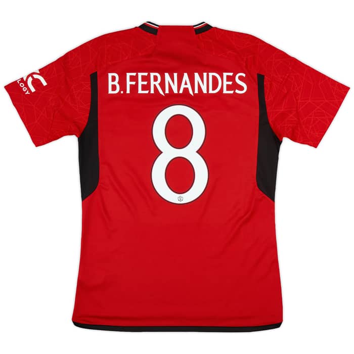 2023-24 Manchester United Home Shirt B.Fernandes #8 - 8/10 - (M)