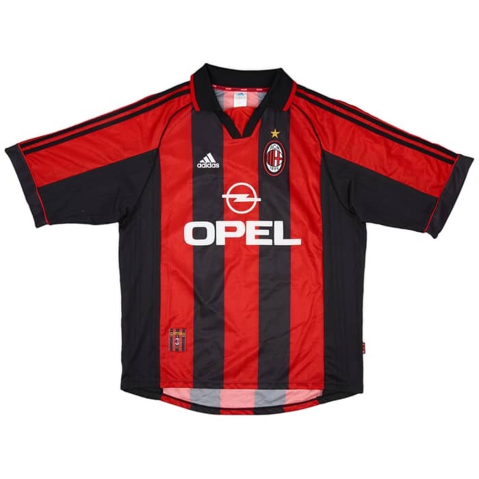 1998-00 AC Milan Home Shirt Bierhoff #20 - 6/10 - (XL)