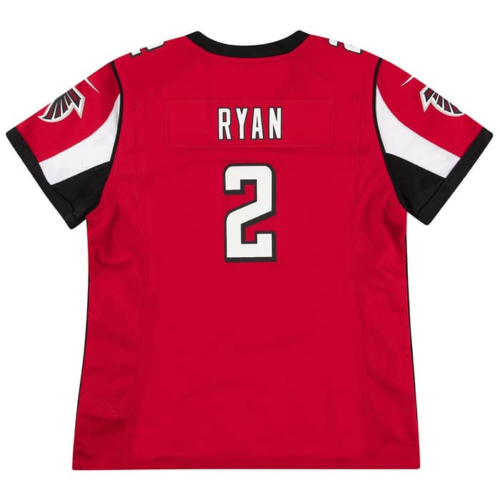 2012-16 Atlanta Falcons Ryan #2 Nike Game Jersey (Home) Womens (L)