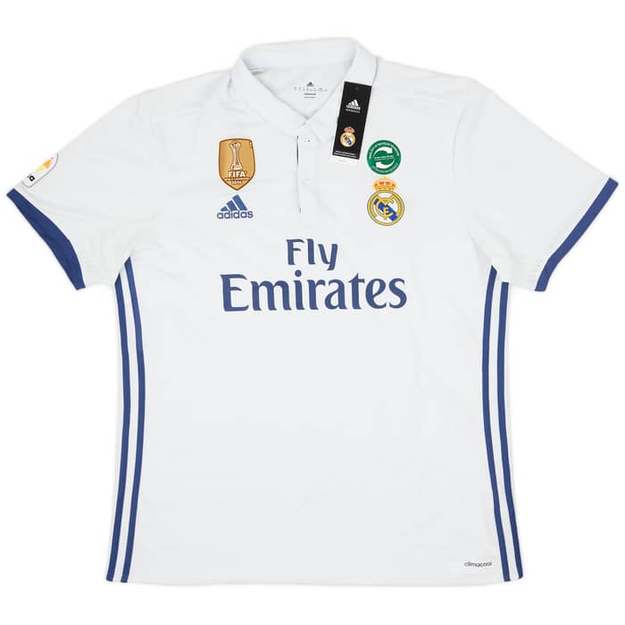 2016-17 Real Madrid Home Shirt Varane #5 (XXL)