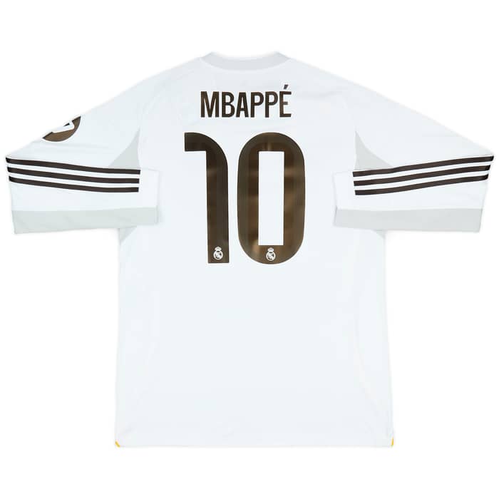 2025-26 Real Madrid Maillot Domicile Manches Longues Mbappe #10