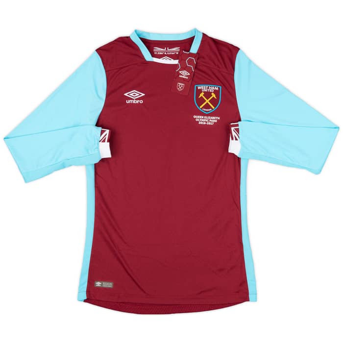 2016-17 West Ham Home L/S Shirt Payet #27 (S)