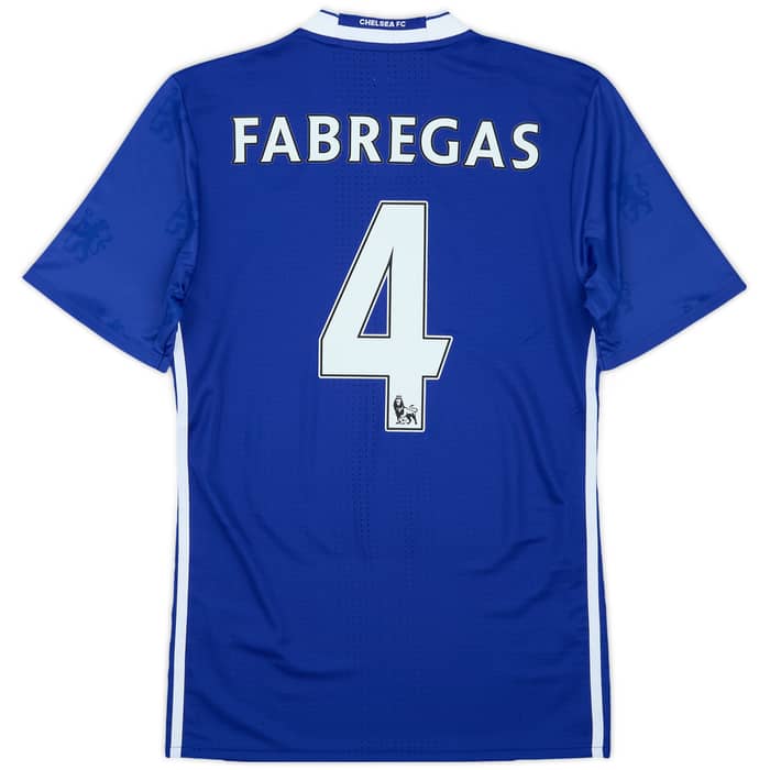 2016-17 Chelsea Player Issue Home Shirt Fabregas #4 (XS)