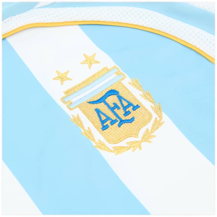 2006 Argentina adidas Reissue Home Shirt Crespo #9