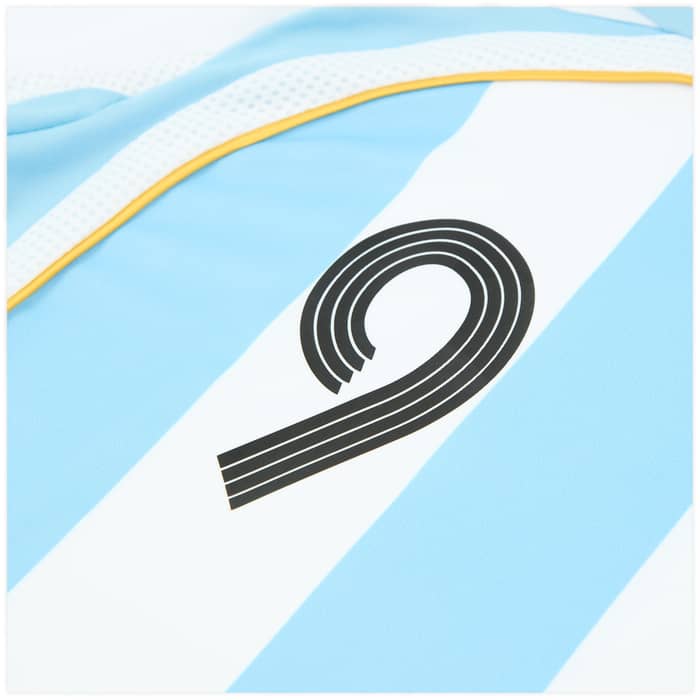 2006 Argentina adidas Reissue Home Shirt Crespo #9