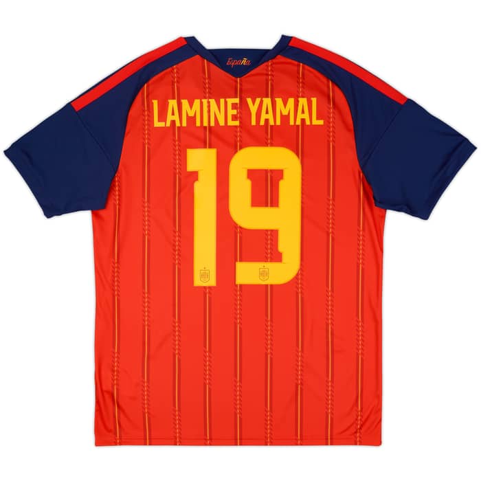 2026-27 Spain Home Shirt Lamine Yamal #19