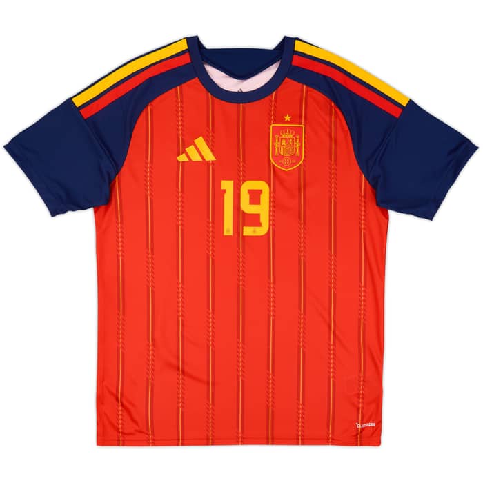 2026-27 Spain Home Shirt Lamine Yamal #19