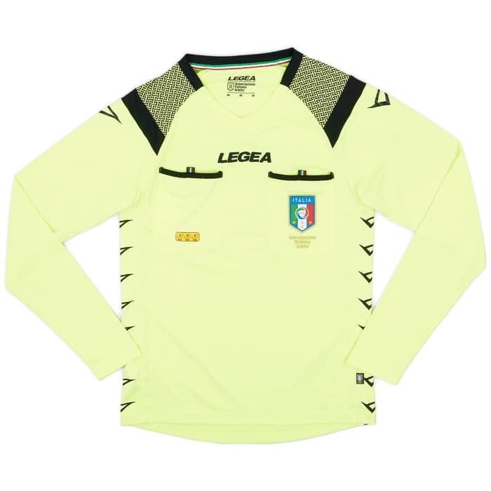 2019-20 Italy Legea Referee L/S Shirt - 8/10 - (M)