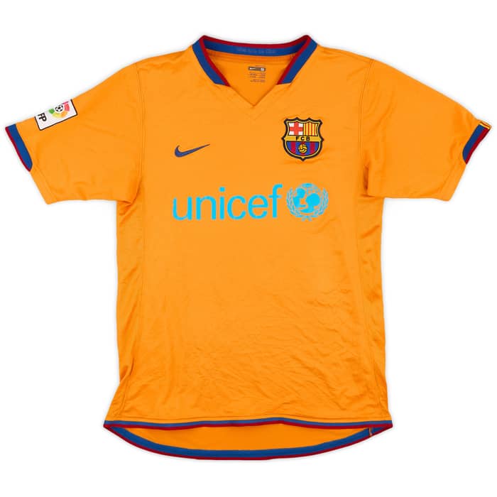 2006-08 Barcelona Away Shirt Messi #19 - 5/10 - (S)