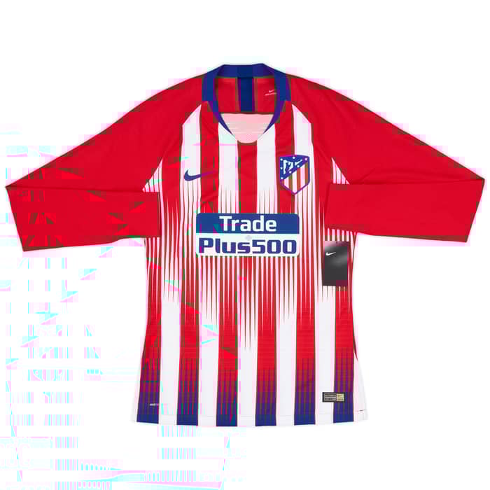 2018-19 Atletico Madrid Player Issue Home L/S Shirt Diego Costa #19 (M)