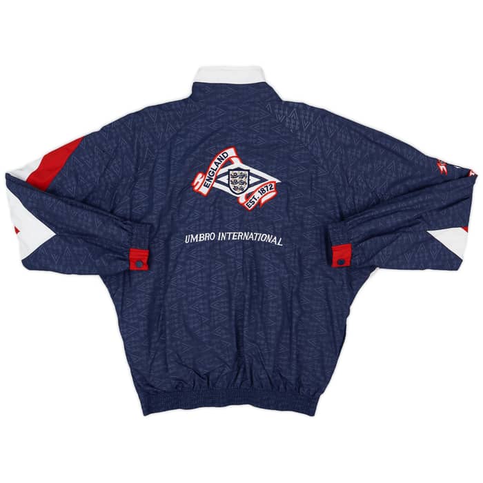 1990-92 England Umbro Track Jacket - 9/10 - (S)