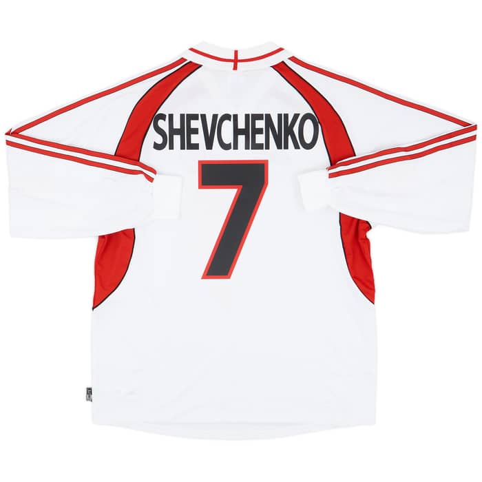 2000-02 AC Milan Away L/S Shirt Shevchenko #7 (XL)