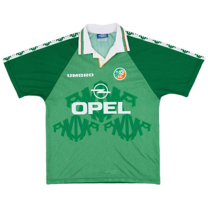 1996-98 Ireland Home Shirt Keane #6 - 9/10 - (L)