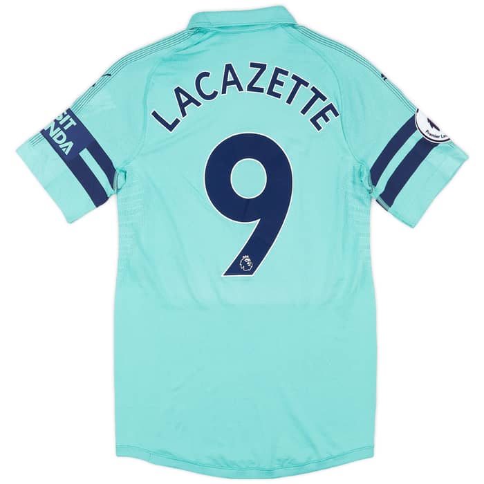 2018-19 Arsenal Match Issue Third Shirt Lacazette #9