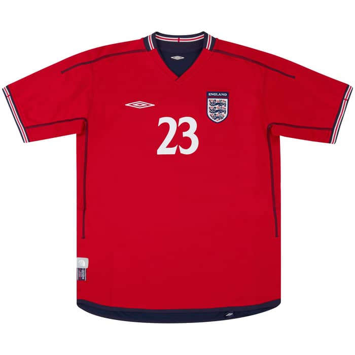 2002-04 England Away Shirt Rooney #23