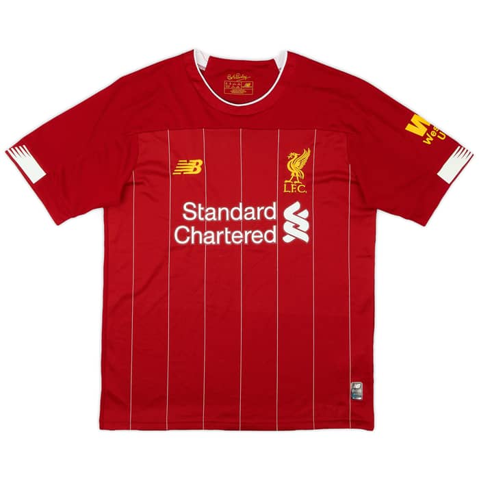 2019-20 Liverpool Home Shirt Virgil #4 - 8/10 - (S)