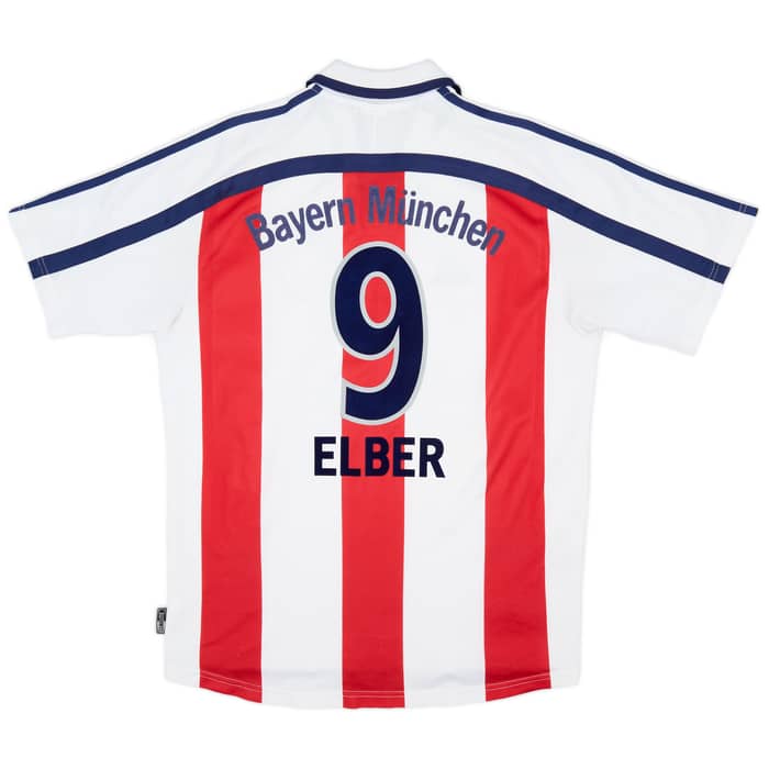 2000-01 Bayern Munich Away Shirt Elber #9 - 6/10 - (M)