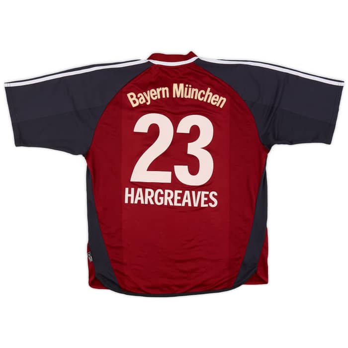 2001-02 Bayern Munich Home Shirt Hargreaves #23 - 5/10 - (XL)