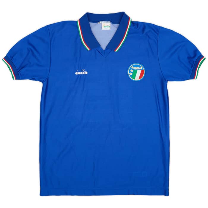 1986-88 Italy Home Shirt #15 (Baggio) - 6/10 - (M)