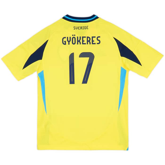 2024-25 Sweden Home Shirt Gyokeres #17 (KIDS) 