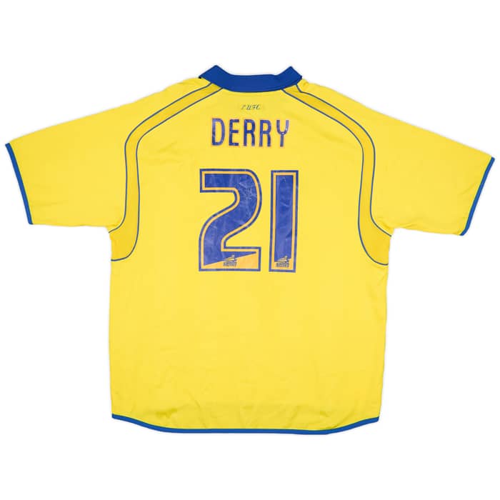 2006-07 Leeds United Away Shirt Derry #21 - 7/10 - (XL)