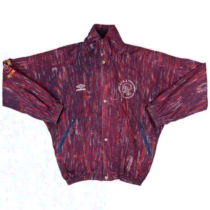 1991-93 Ajax Umbro Track Jacket - 8/10 - (L)