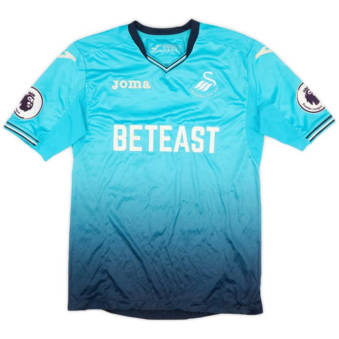 2016-17 Swansea Away Shirt Routledge #15 - 4/10 - (S)
