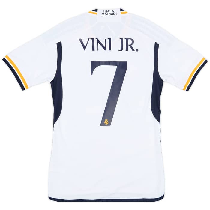 2023-24 Real Madrid Authentic Home CL Shirt Vini Jr. #7 (S)