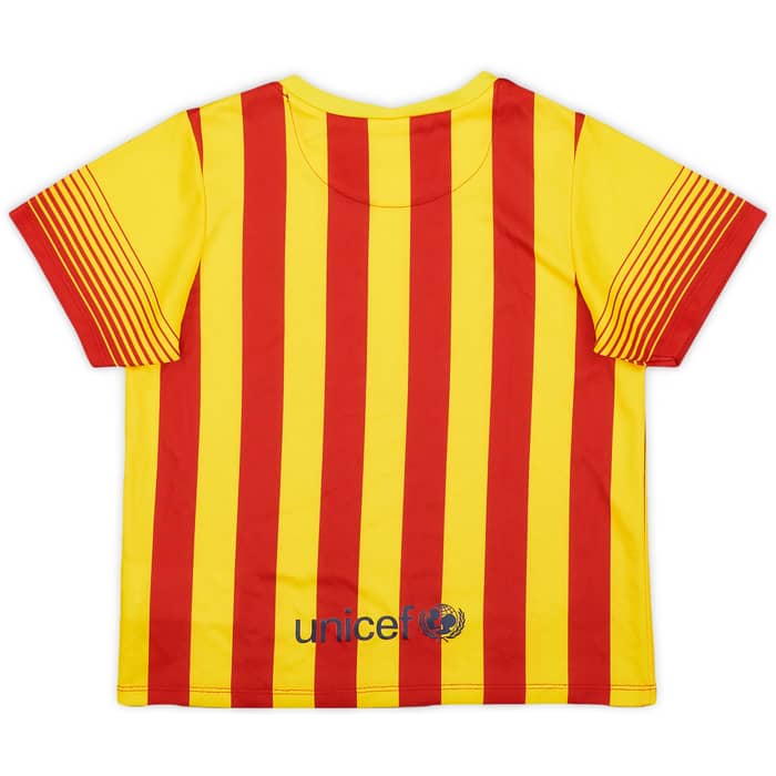 2013-15 Barcelona Away Shirt - 8/10 - (6-7 Years)