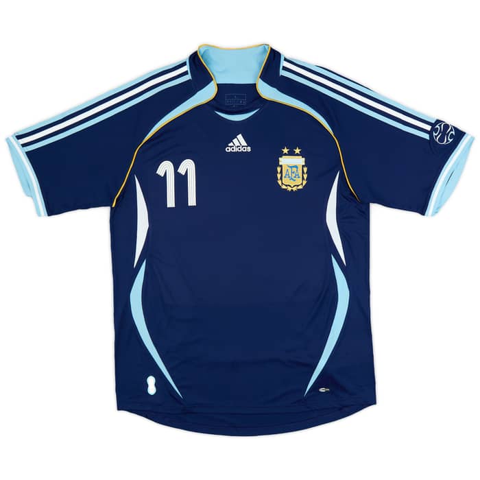 2006 Argentina adidas Reissue Away Shirt Tevez #11