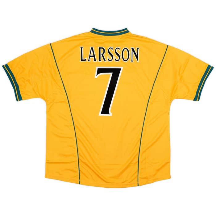 2000-02 Celtic Away Shirt Larsson #7 (XXL)
