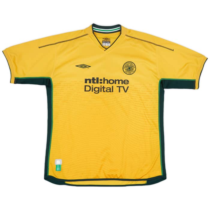 2002-03 Celtic Away Shirt Larsson #7 - 8/10 - (XL)
