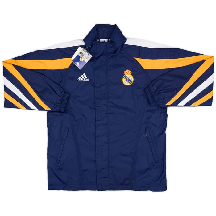 1998-99 Real Madrid adidas Hooded Rain Jacket (M)