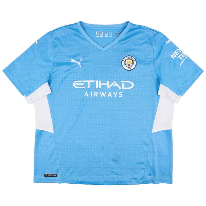 2021-22 Manchester City Home Shirt Grealish #10 - 6/10 - (XXL)