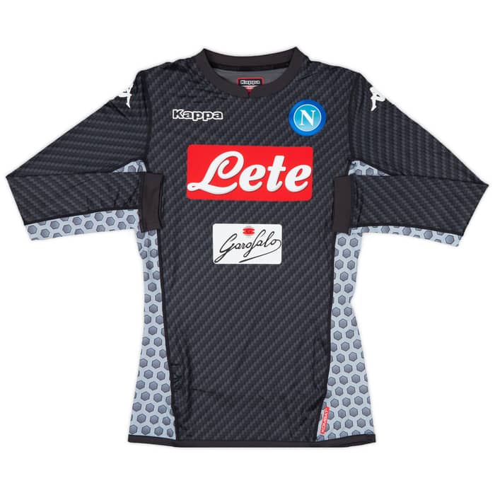 2017-18 Napoli Authentic Fourth L/S Shirt R.Albiol #33 (M)