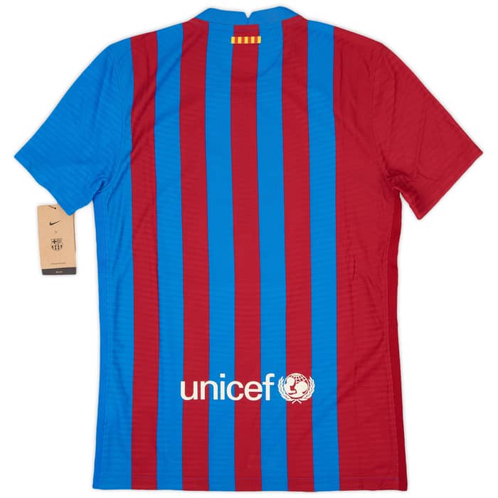 2021-22 Barcelona Authentic Home Shirt (S)