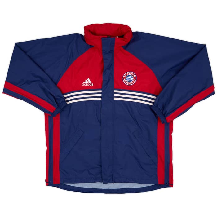 1998-00 Bayern Munich adidas Hooded Rain Jacket - 10/10 - (L)