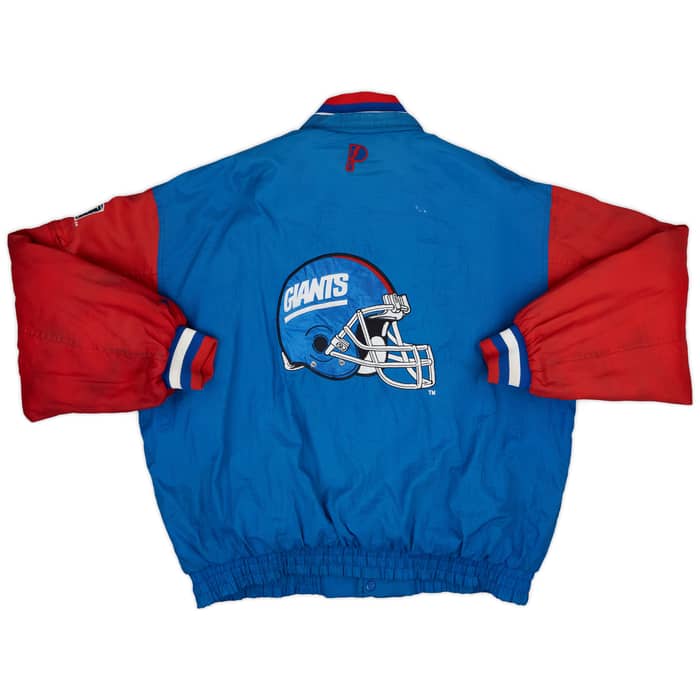 1990s New York Giants Pro Player Reversible Rain Coat - 5/10 - (XL)