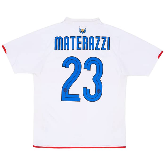 2007-08 Inter Milan Centenary Away Shirt Materazzi #23 - 6/10 - (M)