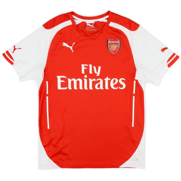 2014-15 Arsenal Home Shirt Arteta #8 - 7/10 - (S)