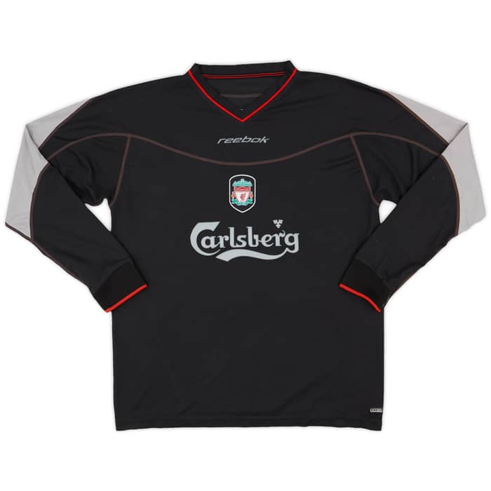 2002-04 Liverpool Away L/S Shirt Gerrard #17 - 7/10 - (M)