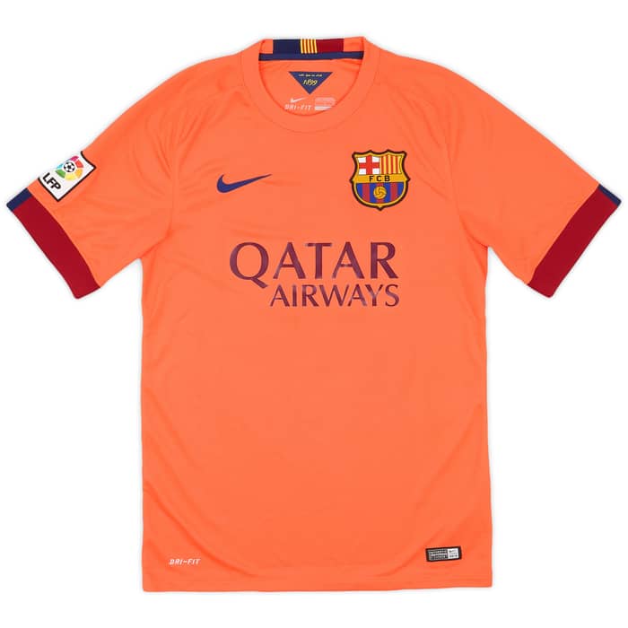 2014-15 Barcelona Away Shirt Messi #10 - 9/10 - (S)