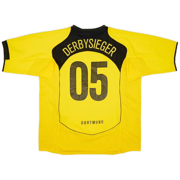 2004-05 Borussia Dortmund Home Shirt Derbysieger #05 - 9/10 - (XXL)