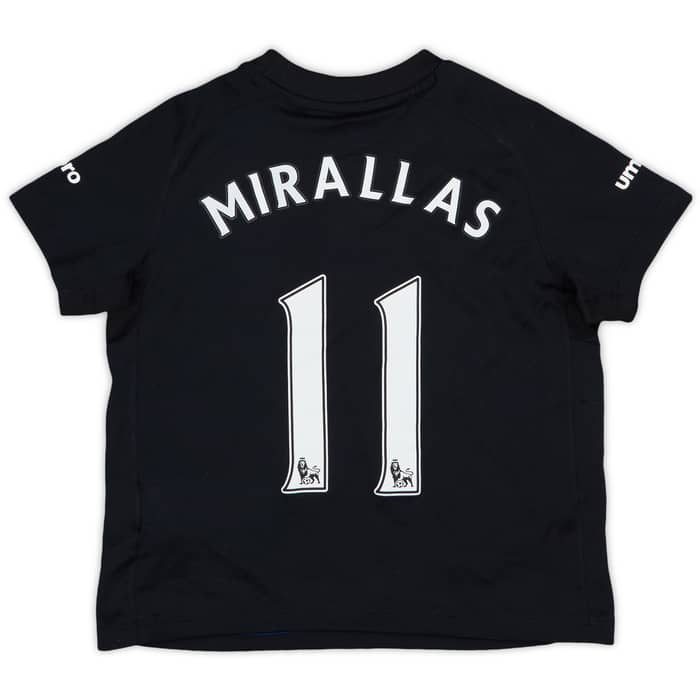 2014-15 Everton Away Shirt Mirallas #11 - 5/10 - (4-5 Years)